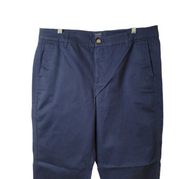 J. Crew High Rise Girlfriend Chino Pants Navy - Picture 5 of 12